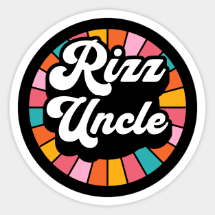 Rizz Uncle | Family | W Riz | Rizzler | Rizz god | Funny gamer meme | Streaming | Rizzard Sticker